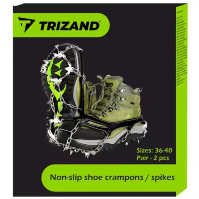 Trizand Anti-Slip Schoen Spikes - Maat 36 t/m 40 - RVS