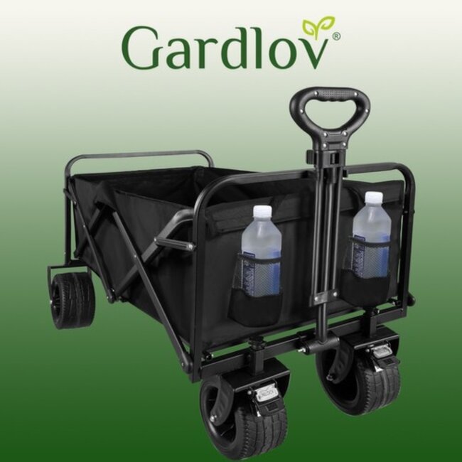 Gardlov Opvouwbare Transportkar - 100 kg Draagkracht, Draaibare Wielen