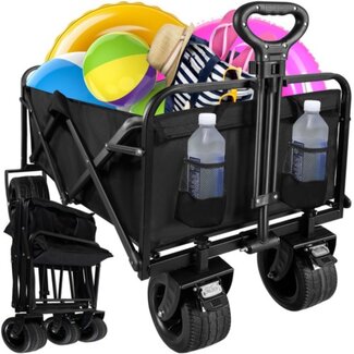 Gardlov Opvouwbare Transportkar - 100 kg Draagkracht, Draaibare Wielen