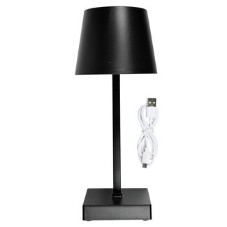 Benson Dimbare LED tafellamp - touch bediening - kleurenmix - 8,5 x 8,5 x 26 cm