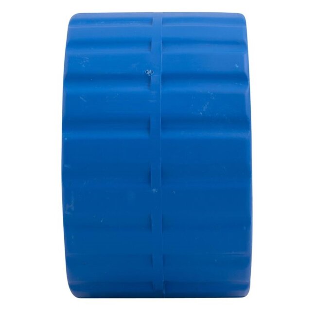 Topgear Kielrol blauw - PE materiaal - 75x122 mm - asgat 15 mm