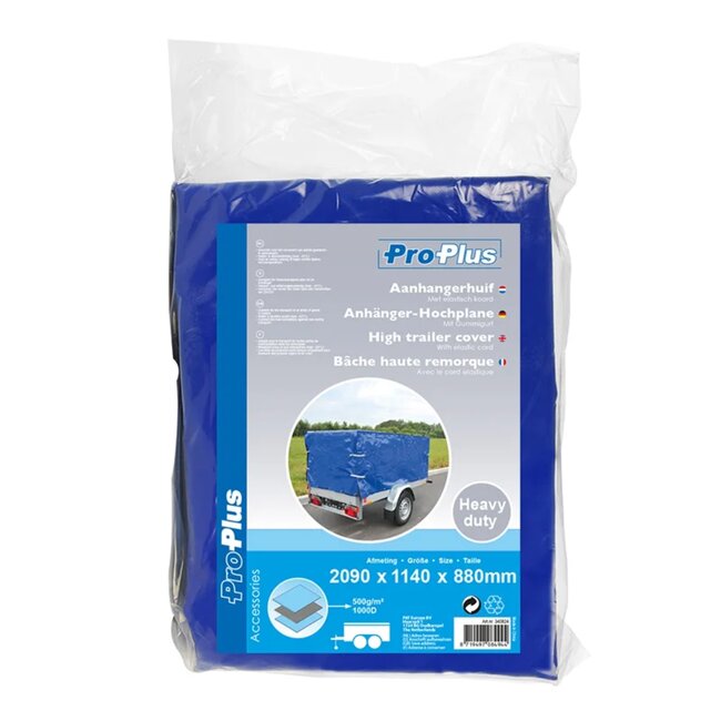 ProPlus Aanhangerhuif - Water- en Weerbestendig - Elastisch Koord - 2075 x 1140 x 900 mm