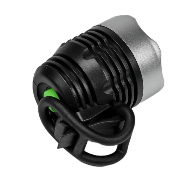 Benson Krachtige LED-fietskoplamp - 3 Watt - Wit licht - ABS - Zwart