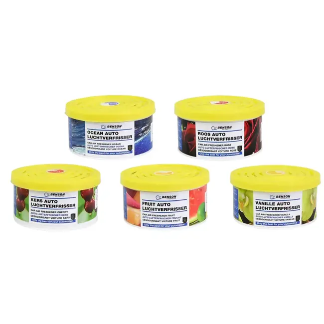 Benson Auto Luchtverfrisser - Mix Geuren - Verstelbare Geursterkte - per Stuk