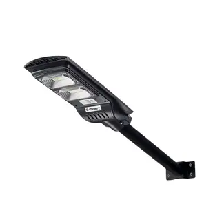 Hofftech Solar LED lantaarn - lichtsensor - IP65 - 11000 mAh - inclusief muurbeugel 40 cm