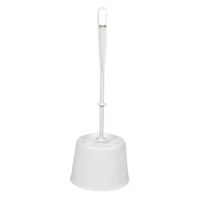 Benson Staande wc-borstel met houder - duurzaam kunststof - 37 cm - wit