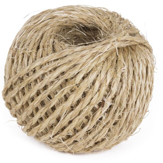 Benson Universeel sisal touw - 25 meter - 100 gram - duurzaam en weerbestendig