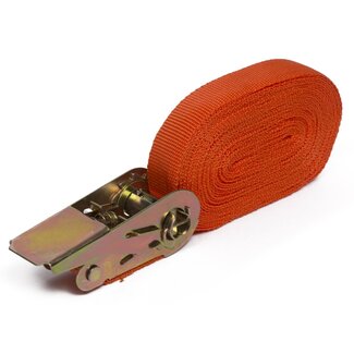 Benson Spanband met ratel - 7.5 meter - 350 kg capaciteit - rood