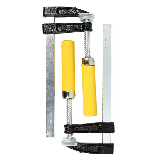 Benson Lijmklemset - 15 cm klembereik - 2 stuks - smeedbaar gietijzer - beschermkapjes