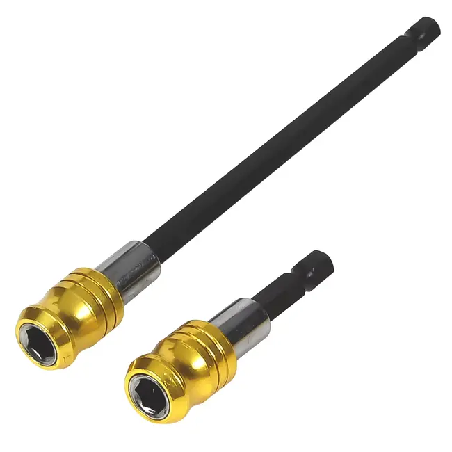 Benson Bit verlenger set - magnetisch - snelwisselsysteem - 60 mm & 150 mm - chroom vanadiumstaal