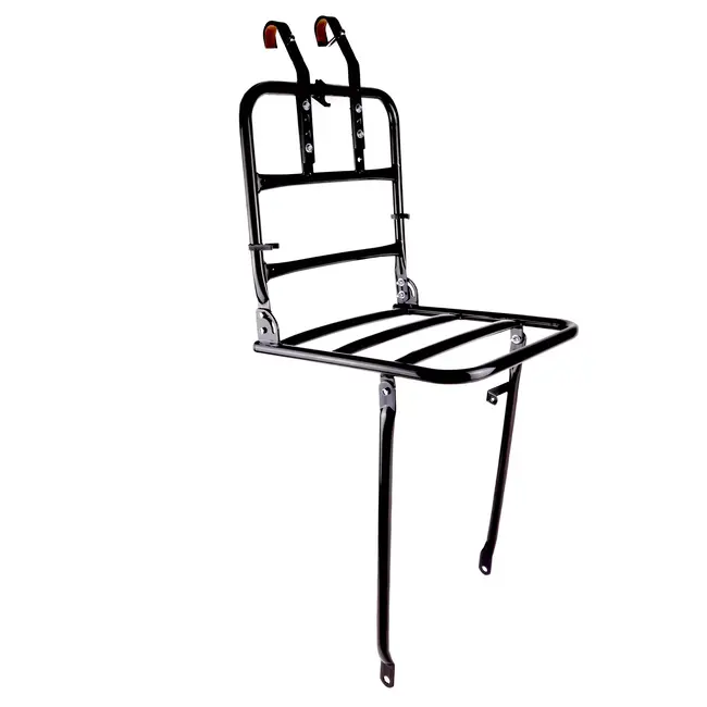 Benson Voordrager fiets - verstelbare stuurhaken - 30x30 cm - zwart - max. 15 kg