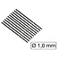 Benson Metaalboren set - HSS - 1.0 mm - 10 stuks - Inclusief opbergbox