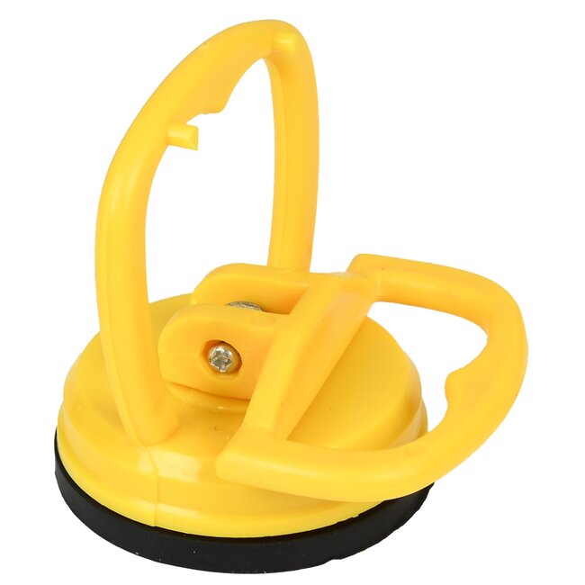 Benson Compacte vacuümzuignap - 55 mm - 11 kg trekkracht - geel - per stuk