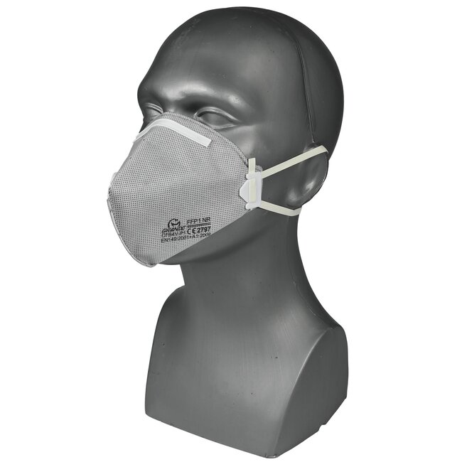 Benson Stofmasker met ventiel - FFP2 - Grijs - Set van 2 - Comfortabel ademen