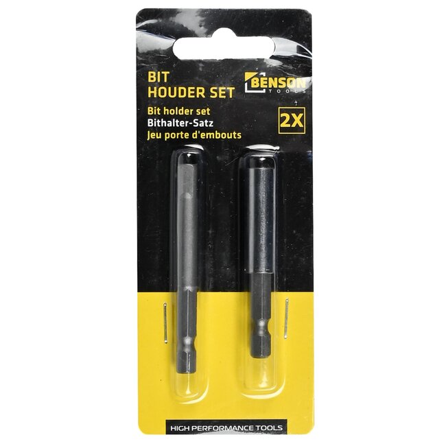 Benson Universele bithouder en dophouder - 1/4 inch - 60 mm en 65 mm - Per paar verpakt