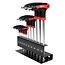 Benson Torx schroevendraaierset - T-vorm - Antislip - 10-delig - Inclusief wandhouder