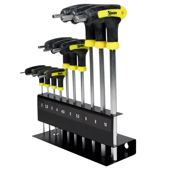 Benson Complete inbusset - ergonomisch - antislip - 10-delig - met houder
