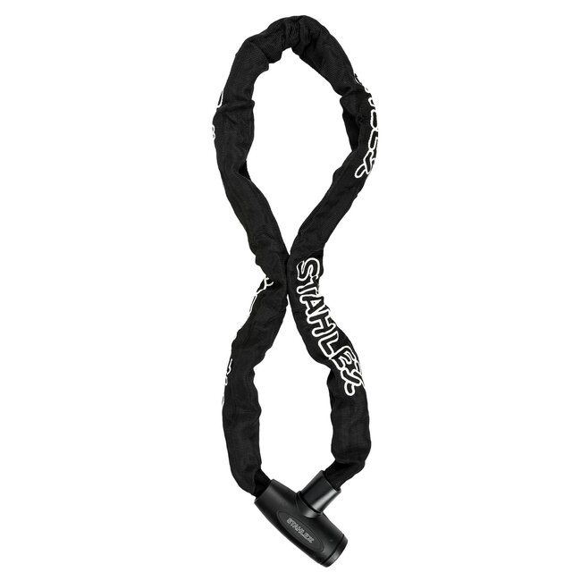 Stahlex Kettingslot - Gehard Staal - Supersafe Cilinder - 8 x 1200 mm - Zwart