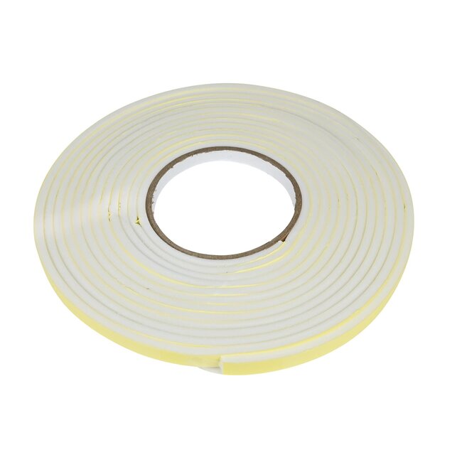 Benson Afdichtingstape - Tochtstrip - Zelfklevend - 9 mm x 5,5 meter - Wit