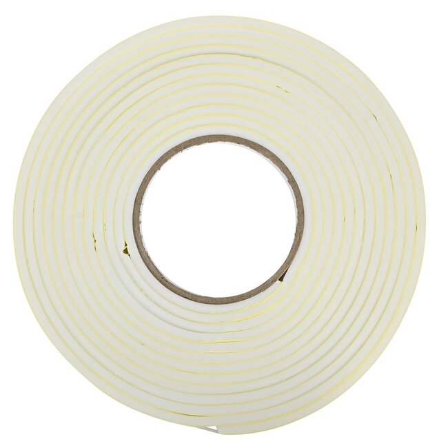 Benson Afdichtingstape - Tochtstrip - Zelfklevend - 9 mm x 5,5 meter - Wit