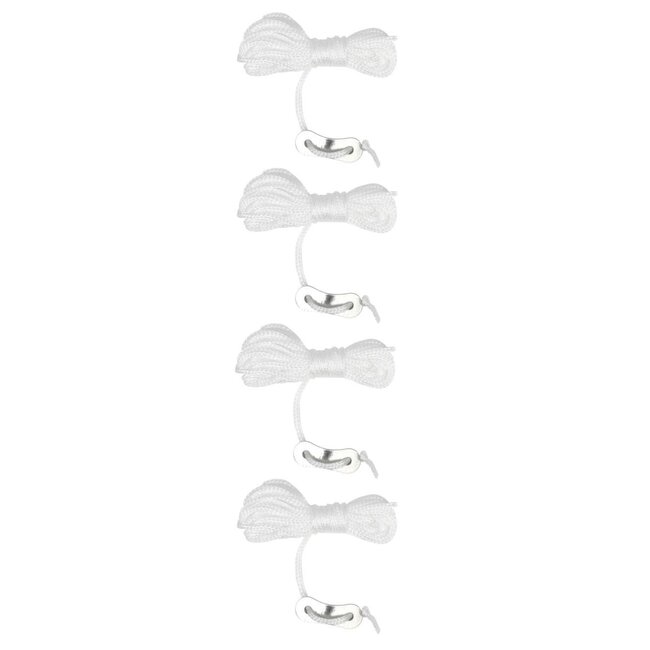 Benson Set scheerlijnen - 3,5 meter - met klemmen - 4 stuks - duurzaam nylon