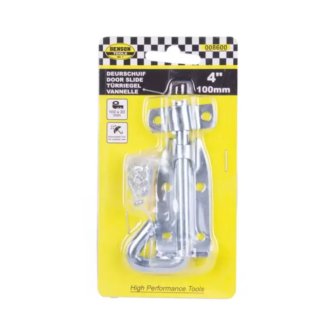 Benson Deurschuif - Profielgrendel - Gegalvaniseerd IJzer - 100 mm - Duurzaam en Sterk