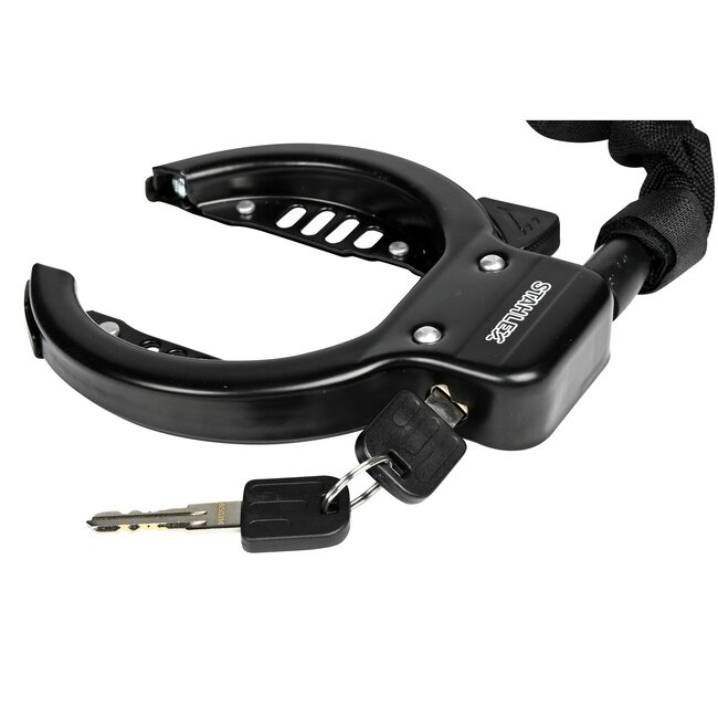 Stahlex Ringslot met insteekketting - 90 cm - Canvas beschermhoes - Beveiligingssleutel