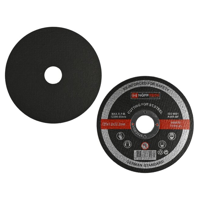 Hofftech Ultradunne doorslijpschijf - 125 mm - 1 mm dik - RVS en staal