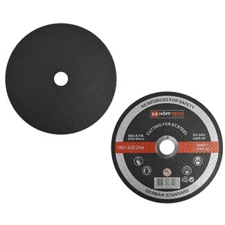 Benson Doorslijpschijf - Inox - Versterkte wapening - Ø 180 mm - 1,6 mm dik - As-gat 22,2 mm