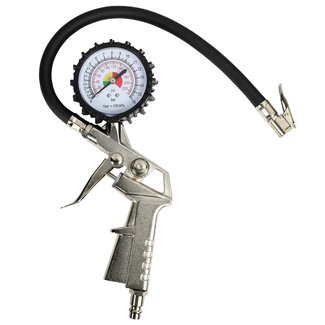 Benson Bandendrukmeter met slang - nauwkeurig - gebruiksvriendelijk - geschikt voor auto's, fietsen en scooters