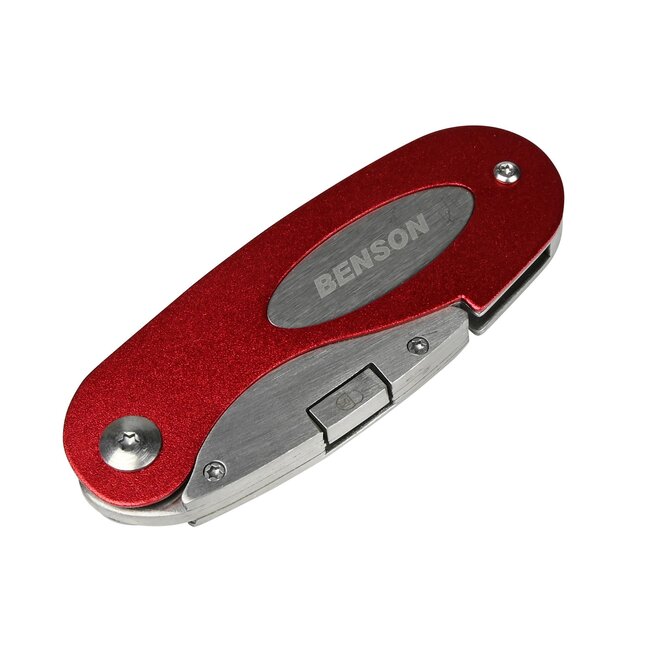 Benson Inklapbaar zakmes - Trapezium mes - Riemclip - Klein zakformaat - Super scherp