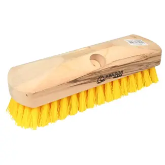 Benson Luiwagen hout classic - kunststof haren - 23 cm - bruin