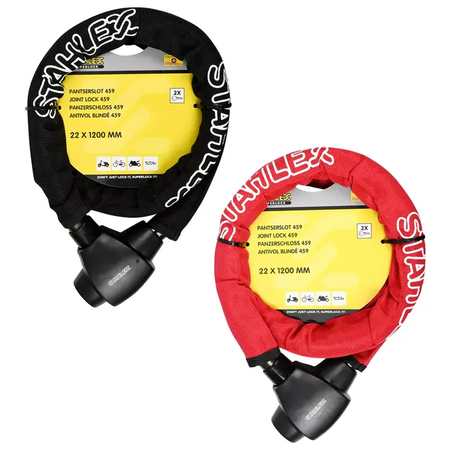 Benson Robuust pantserslot - Ø 22 mm - 1200 mm - hoge beveiliging - kleurenmix