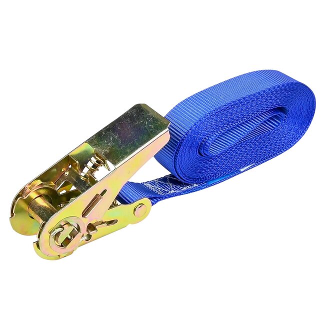 Benson Sterke spanband met ratel - 5 meter - 300 kg - blauw