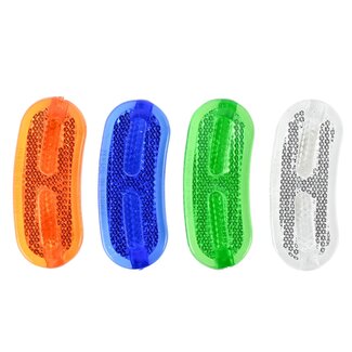 Benson Fietsspaken reflectoren - kleurrijke clips - set van 4 - extra zichtbaarheid