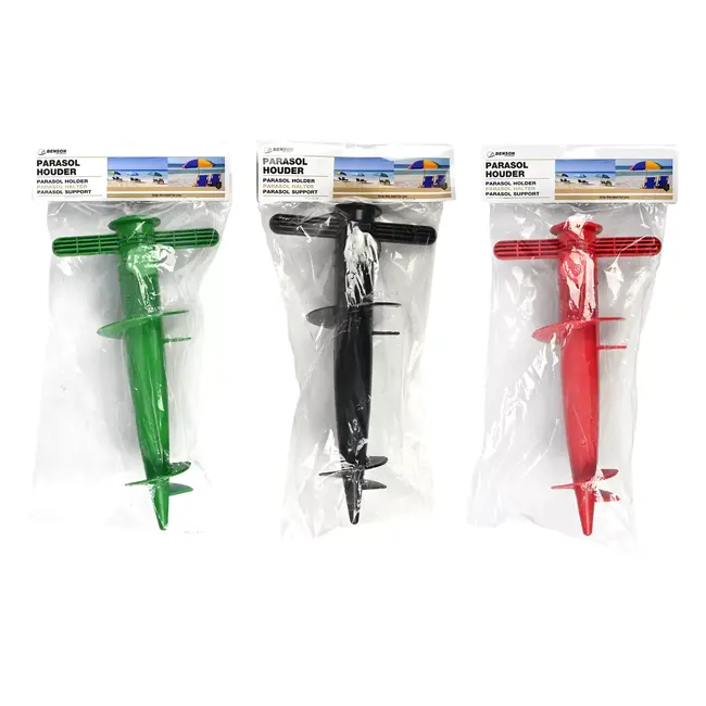 Benson Parasolvoet - Grondboor - Kunststof - 30 cm - Voor Diameter 25-36 mm - Diverse Kleuren