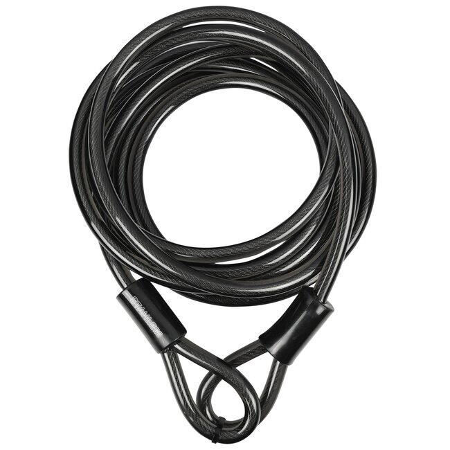 Stahlex Staalkabel met lussen - 5 meter - 12 mm dik - Geplastificeerd - Roestbestendig