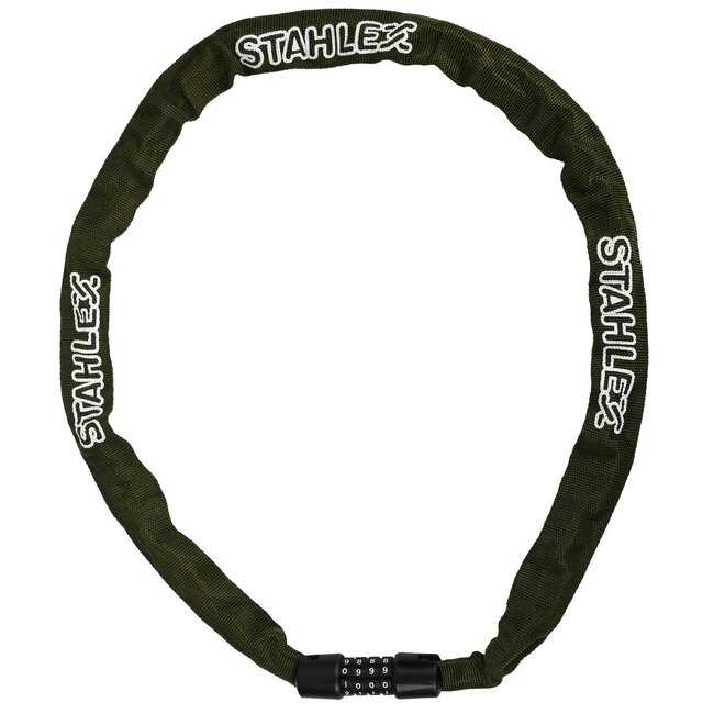 Stahlex Sterk cijferslot - canvas beschermhoes - gehard staal - 100 cm - kleurenmix