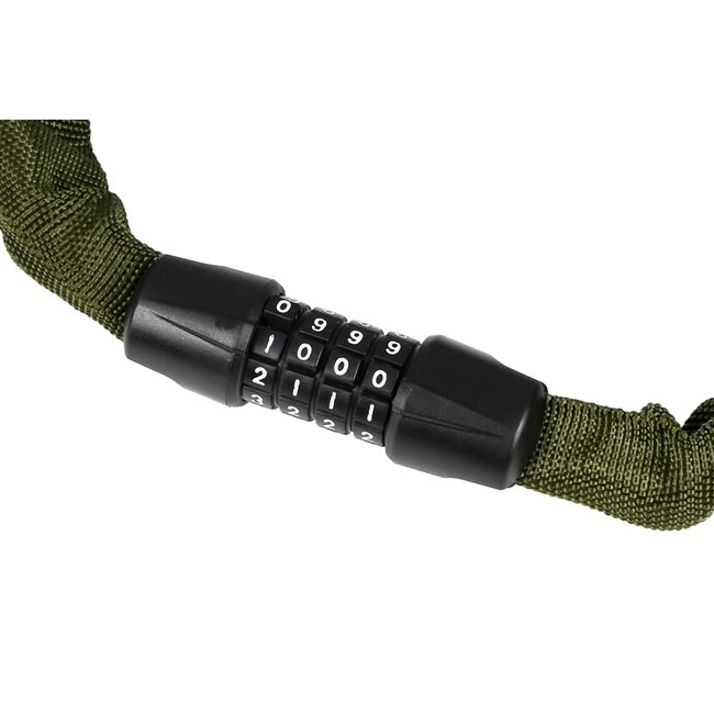 Stahlex Sterk cijferslot - canvas beschermhoes - gehard staal - 100 cm - kleurenmix