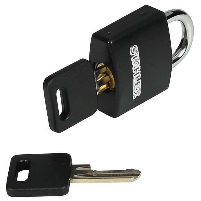 Stahlex Kleurrijk aluminium hangslot - 30 mm - gelijksluitend - set van 3