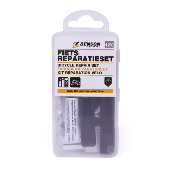 Benson Complete bandenreparatieset - 12-delig - Inclusief opbergbox