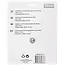 Hofftech Polijstschijf katoen - Ø 125 x 22 mm - wit - 6 mm stift - voor hout en metaal