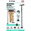Benson Wandelstok met LED lamp - opvouwbaar en in hoogte verstelbaar - zwart