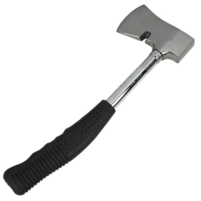 Benson Multifunctionele bijl - Gebogen steel - Anti-slip soft grip - 34 cm - 900 gram