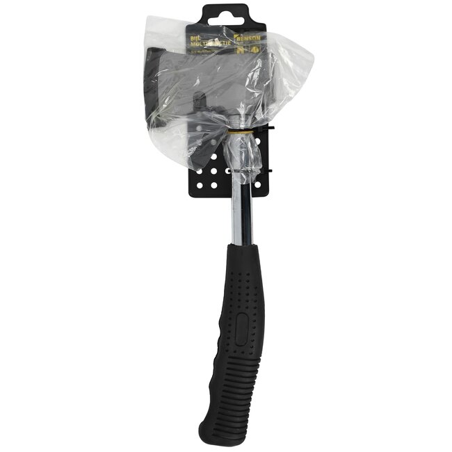 Benson Multifunctionele bijl - Gebogen steel - Anti-slip soft grip - 34 cm - 900 gram
