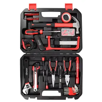 Hofftech Complete gereedschapset in handige koffer - 108 delig - overzichtelijk en draagbaar Hofftech Complete gereedschapset in handige koffer - 108 delig - overzichtelijk en draagbaar