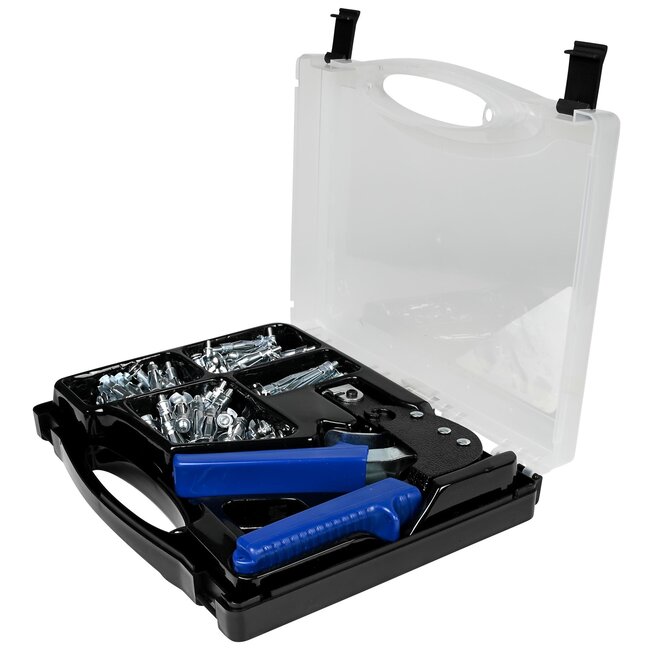 Hofftech Complete hollewand ankerset - 72-delig - inclusief tang en opbergkoffer