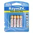Raymax AAA batterijen - zink - 4 stuks - lange levensduur - 1.5V