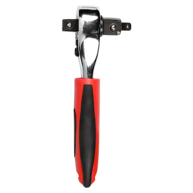 Hofftech Universele stubby ratelsleutel - 3 in 1 - 72 tands - 135 mm - ergonomische greep