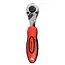 Hofftech Universele stubby ratelsleutel - 3 in 1 - 72 tands - 135 mm - ergonomische greep
